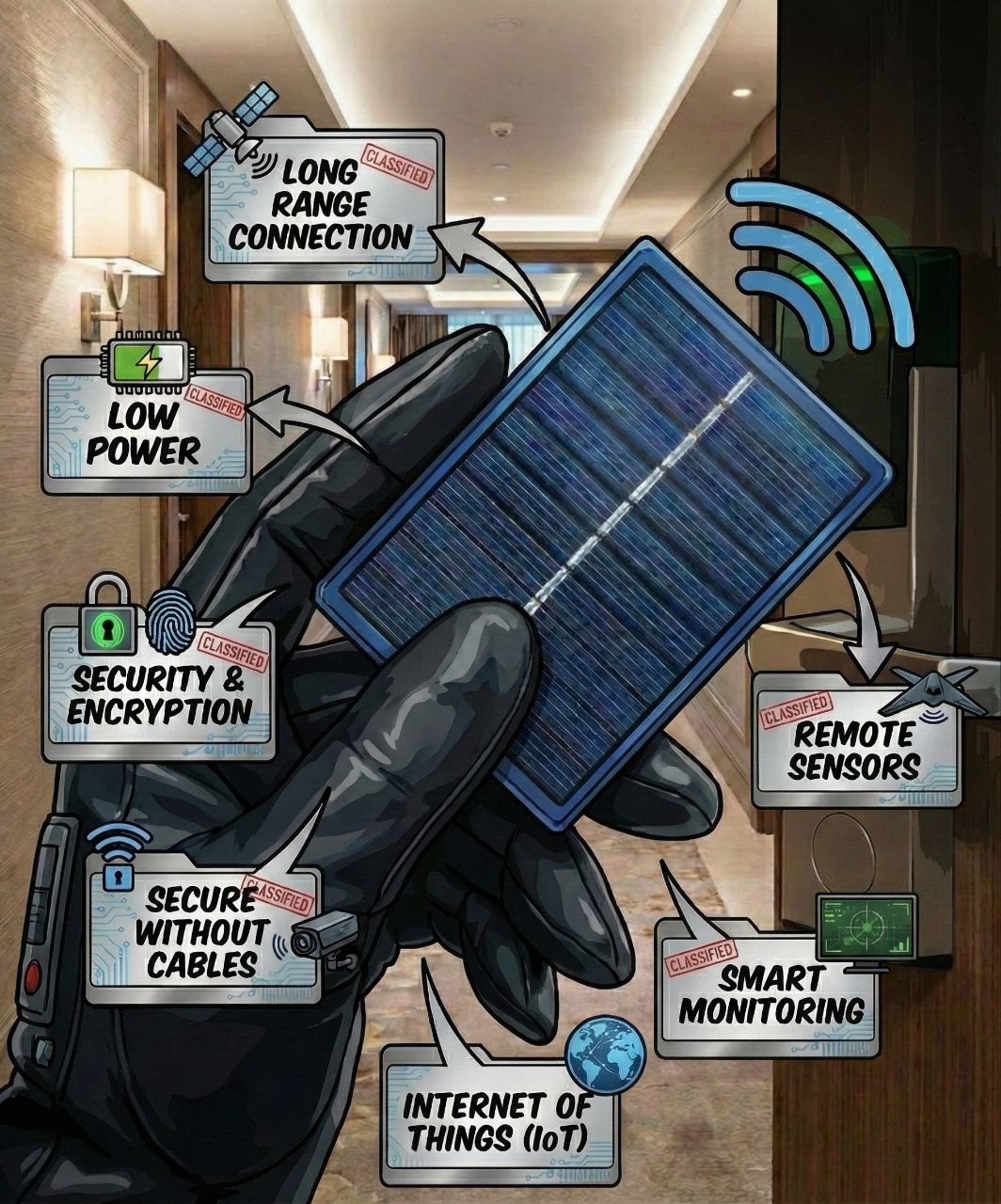 SGP Card LoRa Antenna Illustration